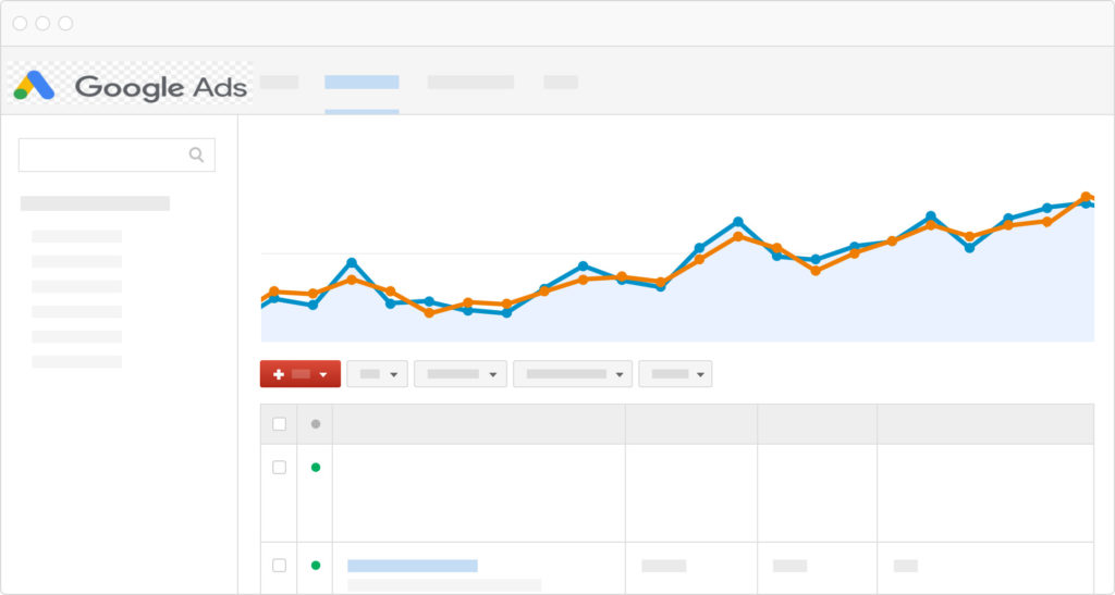 google ppc ads manager interface